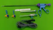 6pc Laparoscopic Set Bipolar Cutter 5mmx330mm & Trocar Cannula 5mm & Reducer