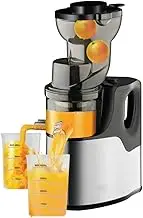 Slow Masticating Juicer, 150W Hands Free, Cold Press Juicer, Easy to Clean, Brush and Recipe Included, Suitable for Crush Whole Fruits and Vegetables BPA Free Juicer