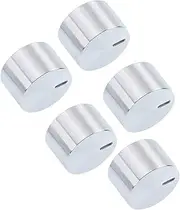ETHZZLE 5Pcs Premium Aluminium Alloy Replacement Stove Knobs for Gas Cooktops Durable Control Knobs for Electric for Gas Stoves