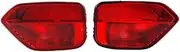 DEMULAX 1 Pair Rear Bumper Lamp Turn Signal Light, for Subaru, Outback XV 2015-2019 Tail Reflector Stop Lamp Without Bulb turn signal corner lights Car Brake Light