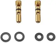 Holley Needle and Seats Steel Adjustable 0.130 in. Seat Center-Hung Floats Pair
