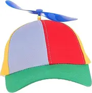 [WATIIFUFU] Dragonfly Baseball Cap Caps Crazy Hat Visor Hat Summer Hat Cap Novelty Party Hat Baseball Hat Novel Hat Helicopter Top Cap Baseball Cap Child Cotton, As Shown, 18 Years
