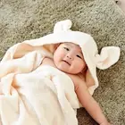 Imabari towel Baby bathrobe animal ears bath poncho made in Japan