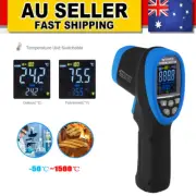 Digital 1500℃ Color LCD Infrared Thermometer Pyrometer IR Laser Temperature Gun