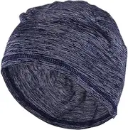[X AUTOHAUX] Cycling Hat Sweat Wicking Breathable Hard Hat Liner Nylon Ice Silk Fabric Navy 26x15cm 1 Pcs