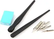 SEWACC Comfortable Plastic Pen Handle Set Eraser Suitable for Cartoon Drawing Artistic Projects