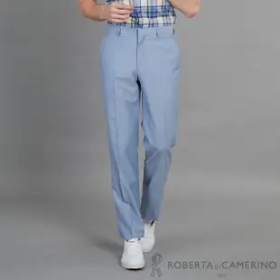 【ROBERTA 諾貝達】合身版 都會時尚精品西裝褲(藍色)
