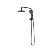 Methven WELS 3 Star 9L/min Krome Short Twin Shower System Airstream 3 Function Shower