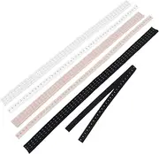 [Baluue] 3 Pair Extenders for Women Stretchy Strap Extension with Rows Hooks Versatile Clothing Accessories for Various Bras and Corsets Secure Fit Reliable Material