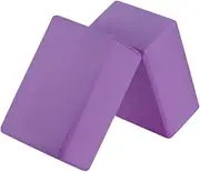 ａ aternee Yoga Block Board EVA Lightweight Anti-slip Accessories Gym Accessories Exercise Equipment for Deep Poses Fitness Stretching