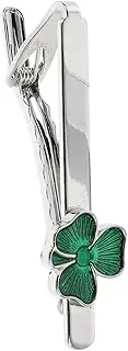 [VALICLUD] Patrick's Day Tie Clip for Men Shamrock Design Professional Suit Accessories for Formal Events and Business Meetings