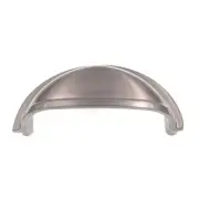 Amerock BP4235-G9 Sterling Nickel Solid Brass 3"cc Cup Pull Handle Advantage