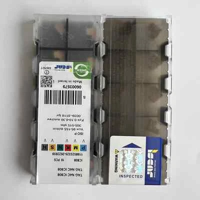 TAGN4C IC808/Carbide Inserts 10 Pcs ISCAR
