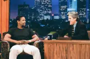 Actor Denzel Washington On Leno 1995 Old Television Photo 2