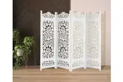 VI Koch Solid Timber 4 Panel Space Dividing Screen