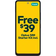 Optus X Tap 3 Smartphone - Black