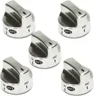 5Pcs 318282310 Range Knob Plastic Material Compatible with Gas Cooktop Knob ，
