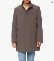 Bugatti Men's Mantel Raincoat Size 46 Taupe Color Stylish Comfortable Polyester