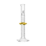 Eisco Labs 10ml Measuring Cylinder with Protective Collar, ASTM, Class B