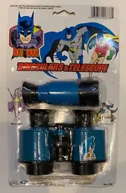 Vintage Henry Gordy International 1989 BATMAN BINOCULARS TELESCOPE Rack Toy MOC