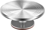 Rotating Cake Turntable 12'' Alloy Revolving Cake Stand (Bulk 3 Sets)
