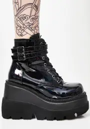 [Demonia] Dark Prism Technopagan Boots