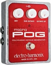 electro harmonix micro pog, guitar, Guitar pedals, Guitar effects