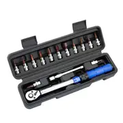 1/4in 2-24Nm Torque Spanner Adjustable Torque Wrench Bicycle Repair Tool Kit Set Tool Bike Repair Spanner Hand Tool Set As Shown