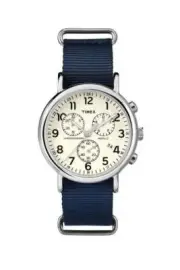 Timex Mens Weekender Chronograph Watch 40mm Water Resistant TWC063800