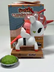 Tokidoki Sushi Unicorno Ebi-Chan 3” Vinyl Figure New w/ Box & Sticker