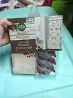 Winter Wonder Lane Rustic Cottage Christmas Fabric Shower Curtain & Hooks