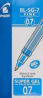 Pilot 570326 Supergel Rollerball 0.7 mm Tip (Box of 12) - Blue
