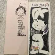 1970s Greeting Cards-Set of 4-Laff Lines by Laurel Cards Unused