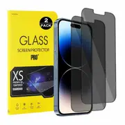 [2 Pack] For Apple iPhone 14 Pro Max Anti Spy Privacy Tempered Glass LCD Screen Protector Film Guard
