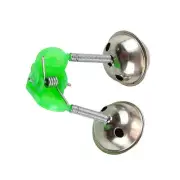 10PCS Outdoor Fishing Twin Sea Rod Bells Ring Bite Bait Lure Alarm Clip Tackle