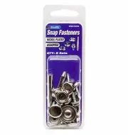 Zenith SNAP FASTENER w/ SCREW TOOL Assorted NICKEL PLATED Brass Set of 8 WSK1000