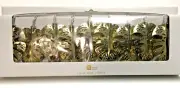 GOLD PALM LEAF LIGHTS 6.5 FT 10 LEDS, TALKING TABLES NEW IN PACKAGE