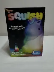 Globe Squish Unicorn Uni Night Light Rechargeable Silicone Multi-Color All