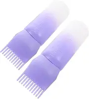 NOLITOY Professional Hairdressing Kit Hair Dye Root Applicator Oiling Brush Applicator Bottle for Women