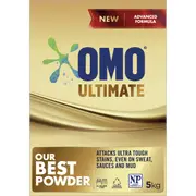 OMO Ultimate Washing Powder Front & Top Loader 5kg