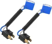 2pcs Car Plug Socket Lights for Car Light Socket Car Lights Adapter Driving Lamp Socket Car Accessory Car Headlight Wiring Harness Car Lamp Harness Socket Car Light Holder Plastic