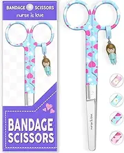 Nurse is Love Mayo Nursing Scissors - Roma Tip Nurse Scissors | Ideal for Scissors Holder Nurse in Apuros, Professional Round Tip, First Aid