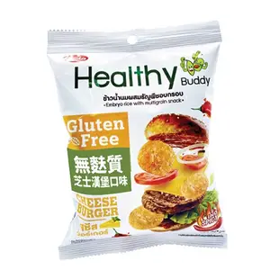 Healthy Buddy 快樂夥伴米脆脆系列(芝士漢堡/德腸BBQ)(30G/包)【愛買】