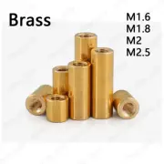 Brass Lengthen Round Nuts Standoff Spacer Pillar M1.6/M1.8/M2/M2.5/M3/M3.5/M4