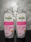 2 x 450ml Simple Nourishing Shower Gel Sensitive Skin Chamomile oil & Vitamin E