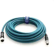 Eonvic M12 8 Position Male to Female Ethernet Cable X-Code Cat7e High Flex Sheild Waterproof Industrial Gigabit Ethernet Networks Cable for Congex Industrial Camera (8M)