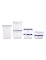 [Lock & Lock] Classic Rectangular Food Storage Container Set with Lids 7 pack