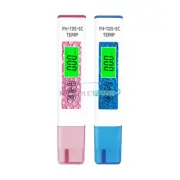 PH/TDS/EC/Temp Meter Water Quality Monitor Tester w/ Backlight for Pool Aquarium