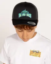 [The Mad Hueys] The Mad Hueys Boys' Codzilla Returns Trucker Cap in Black One Size Black