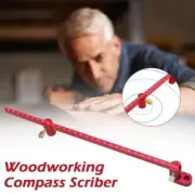Woodworking Compass Scriber 300mm Fixed Point Marking Circle Gauge βλ